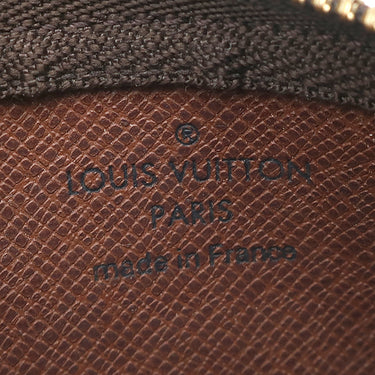 ルイヴィトン LOUIS VUITTON ポシェット クレ M62650 モノグラム モノグラムキャンバス コインケース ゴールド金具 茶 キーチェーン付き