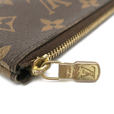 ルイヴィトン LOUIS VUITTON ポシェット クレ M62650 モノグラム モノグラムキャンバス コインケース ゴールド金具 茶 キーチェーン付き