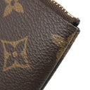 ルイヴィトン LOUIS VUITTON ポシェット クレ M62650 モノグラム モノグラムキャンバス コインケース ゴールド金具 茶 キーチェーン付き