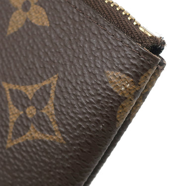 ルイヴィトン LOUIS VUITTON ポシェット クレ M62650 モノグラム モノグラムキャンバス コインケース ゴールド金具 茶 キーチェーン付き