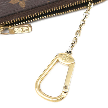 ルイヴィトン LOUIS VUITTON ポシェット クレ M62650 モノグラム モノグラムキャンバス コインケース ゴールド金具 茶 キーチェーン付き