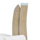 オメガ OMEGA 純正 クロコバンド ライトブルー クロコダイル 腕時計パーツ 未使用 ベルト ストラップ バックル用 18mm ライトブルー 水色