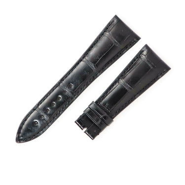 フランクミュラー FRANCK MULLER コンキスタドール グランプリ 9900用 クロコバンド ブラック クロコダイル 腕時計パーツ 未使用 純正 ベルト 24mm ブラック 黒