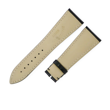 フランクミュラー FRANCK MULLER コンキスタドール グランプリ 9900用 クロコバンド ブラック クロコダイル 腕時計パーツ 未使用 純正 ベルト 24mm ブラック 黒