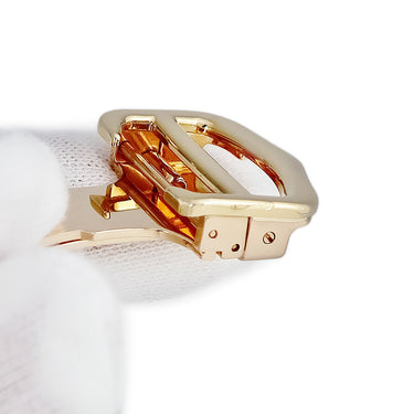 カルティエ Cartier 純正 ゴールド K18YG K18PG 腕時計パーツ 18mm幅対応 Dバックル K18YG×K18PG イエローゴールド ピンクゴールド フォールディング パーツ 替え 交換