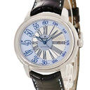 腕時計 オーデマピゲ AUDEMARS PIGUET ミレネリー 15320BC.OO.D093CR.01 自動巻き メンズ OH済 K18WG無垢 ライトブルー×シルバー オーバル