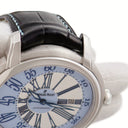 腕時計 オーデマピゲ AUDEMARS PIGUET ミレネリー 15320BC.OO.D093CR.01 自動巻き メンズ OH済 K18WG無垢 ライトブルー×シルバー オーバル