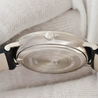 腕時計 ヴァシュロン・コンスタンタン VACHERON CONSTANTIN パトリモニー 42002/000G-8927 自動巻き メンズ OH済 K18WG無垢 純正ダイヤ ホワイト