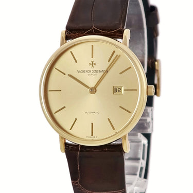 腕時計 ヴァシュロン・コンスタンタン VACHERON CONSTANTIN パトリモニー オートマティック 48002/000J-3 自動巻き メンズ レディース OH済 K18YG無垢