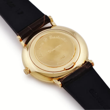 腕時計 ヴァシュロン・コンスタンタン VACHERON CONSTANTIN パトリモニー オートマティック 48002/000J-3 自動巻き メンズ レディース OH済 K18YG無垢