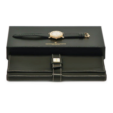 腕時計 ヴァシュロン・コンスタンタン VACHERON CONSTANTIN エヴァシオン ワールドタイマー 48250/000R 自動巻き メンズ OH済 K18RG無垢 GMT 限定