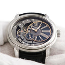 腕時計 オーデマピゲ AUDEMARS PIGUET ミレネリー 4101 15350ST.OO.D002CR.01 自動巻き メンズ スケルトン ローマン オフセンター スモセコ