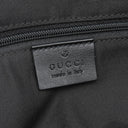 グッチ GUCCI アビー 189831 ブラック GGキャンバス ハンドバッグ シャンパンゴールド金具 黒 トートバッグ
