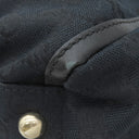 グッチ GUCCI アビー 189831 ブラック GGキャンバス ハンドバッグ シャンパンゴールド金具 黒 トートバッグ