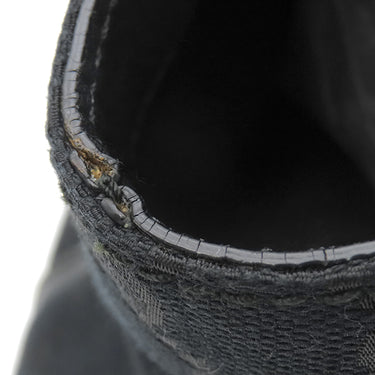 グッチ GUCCI アビー 189831 ブラック GGキャンバス ハンドバッグ シャンパンゴールド金具 黒 トートバッグ