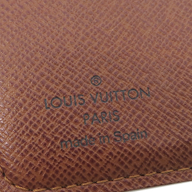 ルイヴィトン LOUIS VUITTON コンパクトジップ M61667 モノグラム モノグラムキャンバス 二つ折り財布 ゴールド金具 茶