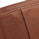 ルイヴィトン LOUIS VUITTON コンパクトジップ M61667 モノグラム モノグラムキャンバス 二つ折り財布 ゴールド金具 茶