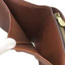 ルイヴィトン LOUIS VUITTON コンパクトジップ M61667 モノグラム モノグラムキャンバス 二つ折り財布 ゴールド金具 茶