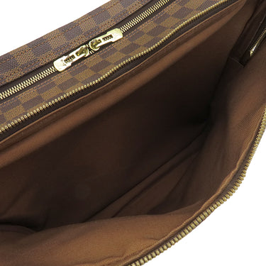 ルイヴィトン LOUIS VUITTON ドルソ ドゥロ N45251 ダミエエベヌ ダミエキャンバス ショルダーバッグ ゴールド金具 茶 鍵・パドロック欠品