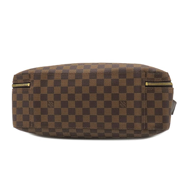 ルイヴィトン LOUIS VUITTON ドルソ ドゥロ N45251 ダミエエベヌ ダミエキャンバス ショルダーバッグ ゴールド金具 茶 鍵・パドロック欠品
