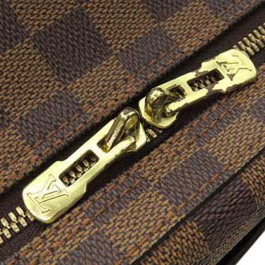 ルイヴィトン LOUIS VUITTON ドルソ ドゥロ N45251 ダミエエベヌ ダミエキャンバス ショルダーバッグ ゴールド金具 茶 鍵・パドロック欠品