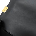 シャネル CHANEL ボーイシャネル A67086 ブラック レザー ショルダーバッグ ヴィンテージ金具 黒 シェブロン チェーンショルダー