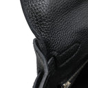 エルメス HERMES ケリー35 内縫い ブラック トゴ 2WAYバッグ シルバー金具 黒