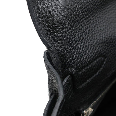 エルメス HERMES ケリー35 内縫い ブラック トゴ 2WAYバッグ シルバー金具 黒