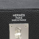 エルメス HERMES ケリー35 内縫い ブラック トゴ 2WAYバッグ シルバー金具 黒