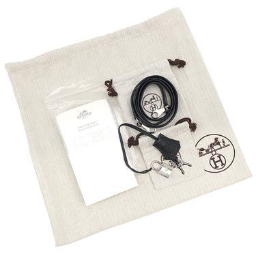 エルメス HERMES ケリー35 内縫い ブラック トゴ 2WAYバッグ シルバー金具 黒