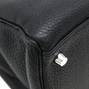 エルメス HERMES ケリー35 内縫い ブラック トゴ 2WAYバッグ シルバー金具 黒
