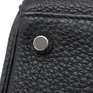 エルメス HERMES ケリー35 内縫い ブラック トゴ 2WAYバッグ シルバー金具 黒