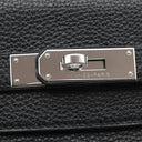 エルメス HERMES ケリー35 内縫い ブラック トゴ 2WAYバッグ シルバー金具 黒