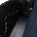 エルメス HERMES ケリー28 外縫い ネイビー系 ボックスカーフ ハンドバッグ ゴールド金具 紺 ストラップ・カデナ欠品