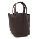 エルメス HERMES ピコタンロックPM タッチ ルージュセリエ トリヨンクレマンス アリゲーター ハンドバッグ シルバー金具 新品 未使用 ボルドー クロコ