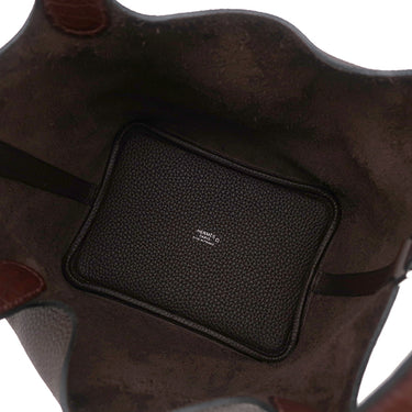 エルメス HERMES ピコタンロックPM タッチ ルージュセリエ トリヨンクレマンス アリゲーター ハンドバッグ シルバー金具 新品 未使用 ボルドー クロコ