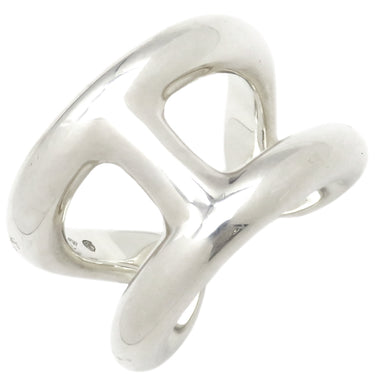 エルメス HERMES オズモズ GM シルバー シルバー925 #55(JP15) リング 指輪 アクセサリー AG925 Hモチーフ 15号