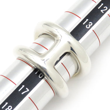 エルメス HERMES オズモズ GM シルバー シルバー925 #55(JP15) リング 指輪 アクセサリー AG925 Hモチーフ 15号