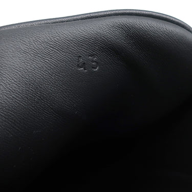 エルメス HERMES キッド H251929ZH01390 ブラック カーフ シェーブルヴェロア #43 スニーカー 黒 白