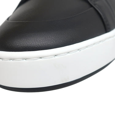 エルメス HERMES キッド H251929ZH01390 ブラック カーフ シェーブルヴェロア #43 スニーカー 黒 白