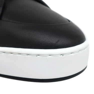 エルメス HERMES キッド H251929ZH01390 ブラック カーフ シェーブルヴェロア #43 スニーカー 黒 白