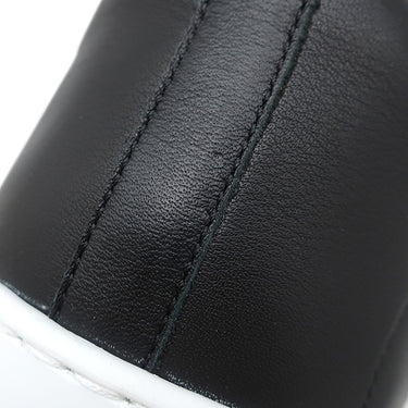 エルメス HERMES キッド H251929ZH01390 ブラック カーフ シェーブルヴェロア #43 スニーカー 黒 白