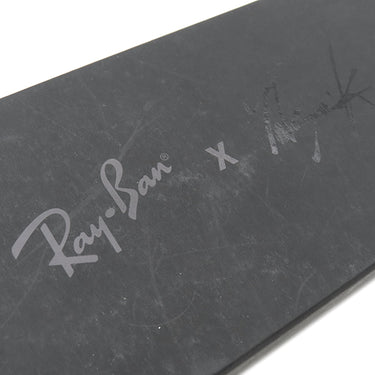 レイバン RayBan ウェイファーラー 52□22 RB2140-F ブラック プラスチック サングラス シルバー金具 黒 ウェリントシェイプ 木村拓哉カプセルモデル 度入り