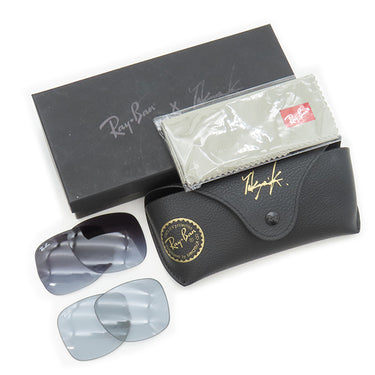 レイバン RayBan ウェイファーラー 52□22 RB2140-F ブラック プラスチック サングラス シルバー金具 黒 ウェリントシェイプ 木村拓哉カプセルモデル 度入り