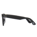 レイバン RayBan ウェイファーラー 52□22 RB2140-F ブラック プラスチック サングラス シルバー金具 黒 ウェリントシェイプ 木村拓哉カプセルモデル 度入り