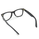 レイバン RayBan ウェイファーラー 52□22 RB2140-F ブラック プラスチック サングラス シルバー金具 黒 ウェリントシェイプ 木村拓哉カプセルモデル 度入り