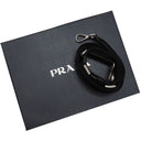 プラダ PRADA Re-Nylon スマートフォンケース 2ZH155 ブラック ナイロン レザー ショルダーバッグ シルバー金具 黒 三角ロゴ