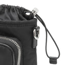 プラダ PRADA Re-Nylon スマートフォンケース 2ZH155 ブラック ナイロン レザー ショルダーバッグ シルバー金具 黒 三角ロゴ