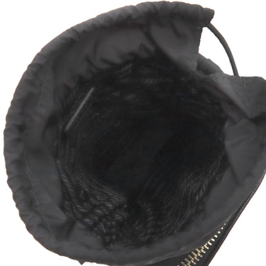 プラダ PRADA Re-Nylon スマートフォンケース 2ZH155 ブラック ナイロン レザー ショルダーバッグ シルバー金具 黒 三角ロゴ