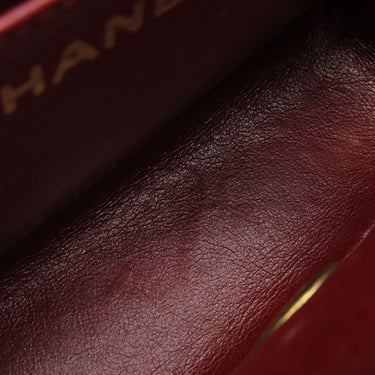 シャネル CHANEL マトラッセ 親子バッグ 子のみ ブラック ラムスキン ハンドバッグ ゴールド金具 黒